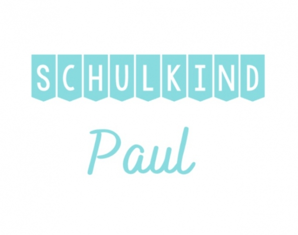 Schulkind Bügelbild